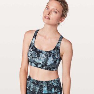 Lululemon energy bra eternal wave starlight black size 6